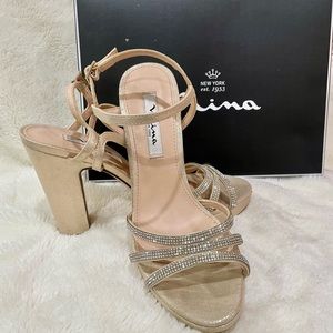 Beautiful Wedding Shoes - Nina Heels - Saralyn-W Size 9